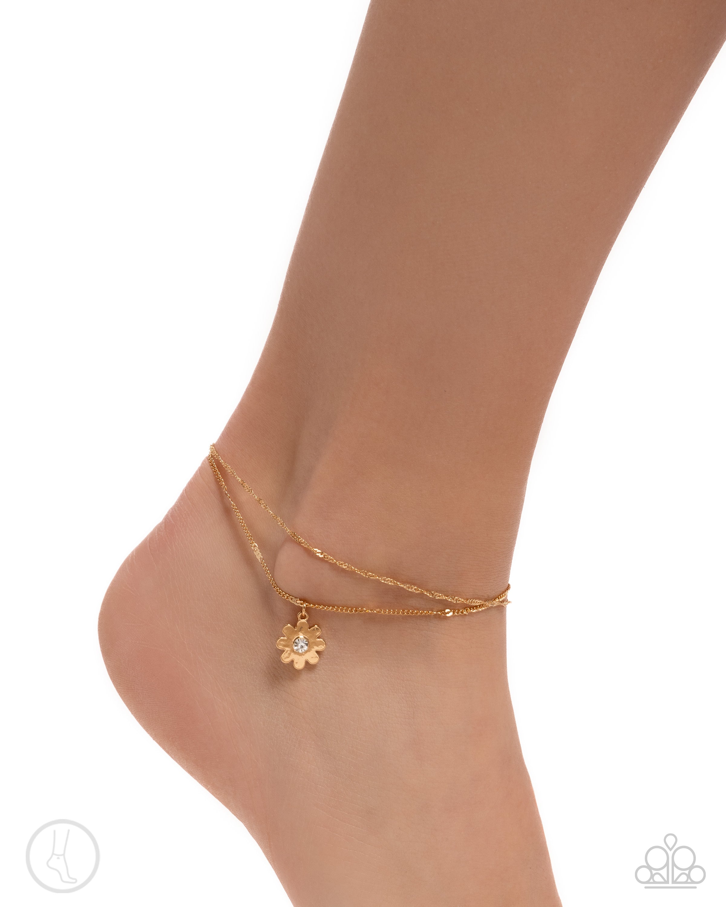 Blossoming Breeze (gold anklet)