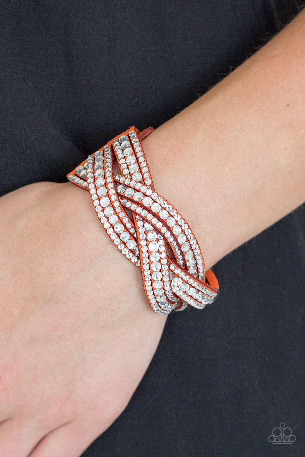 Bring On The Bling (Orange bracelet)