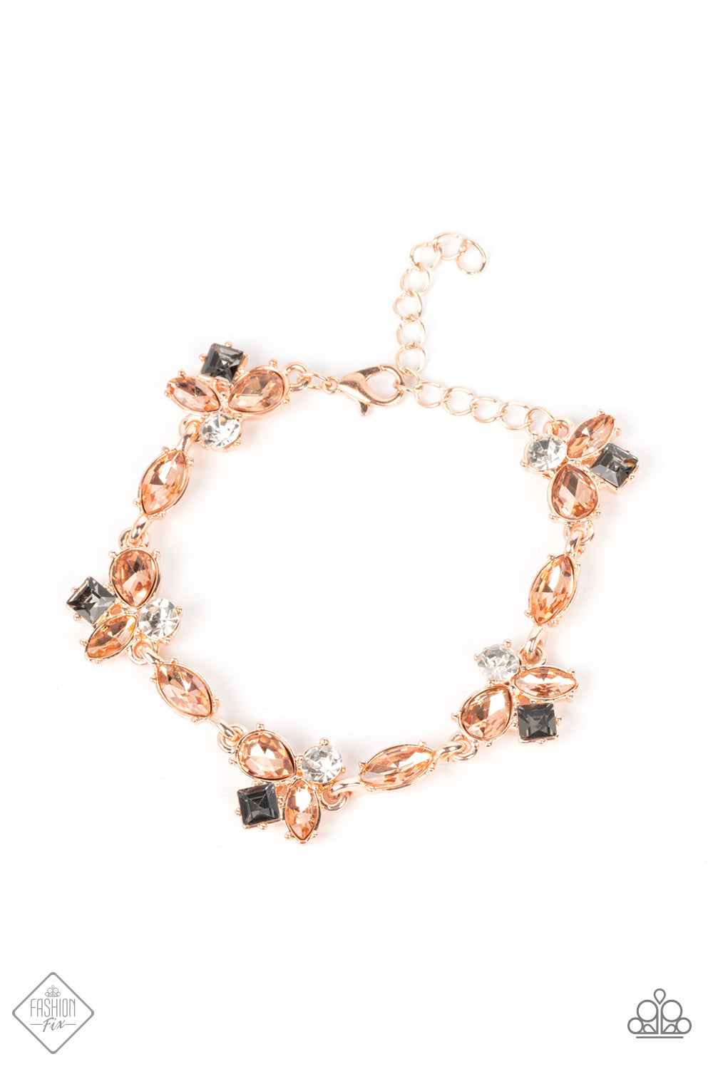 Colorful Captivation (Rose Gold bracelet)