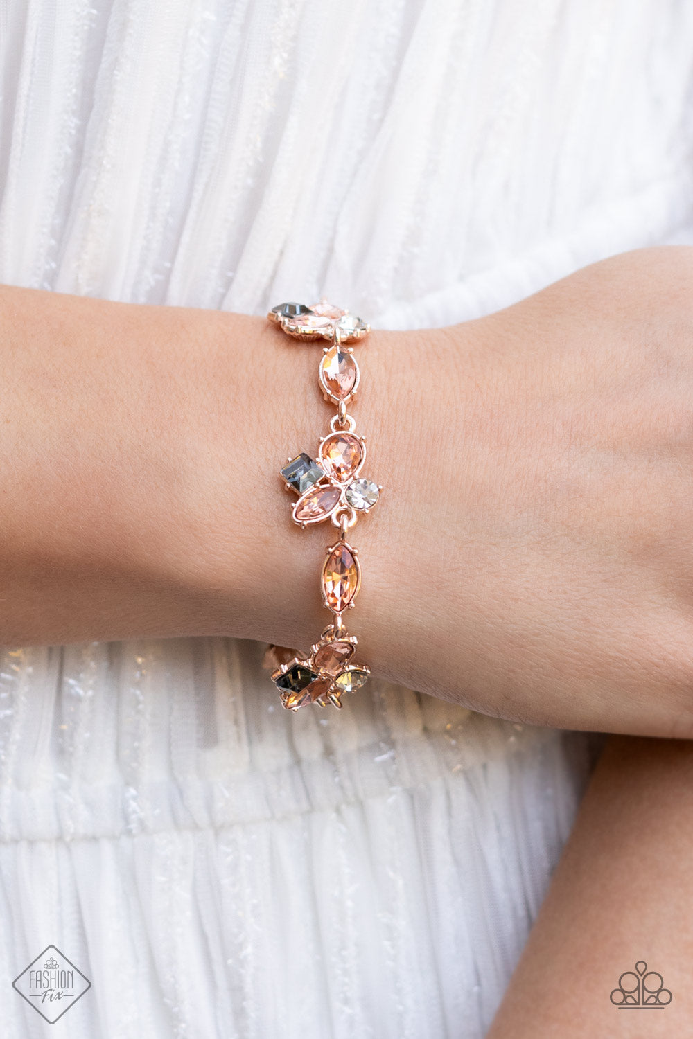 Colorful Captivation (Rose Gold bracelet)