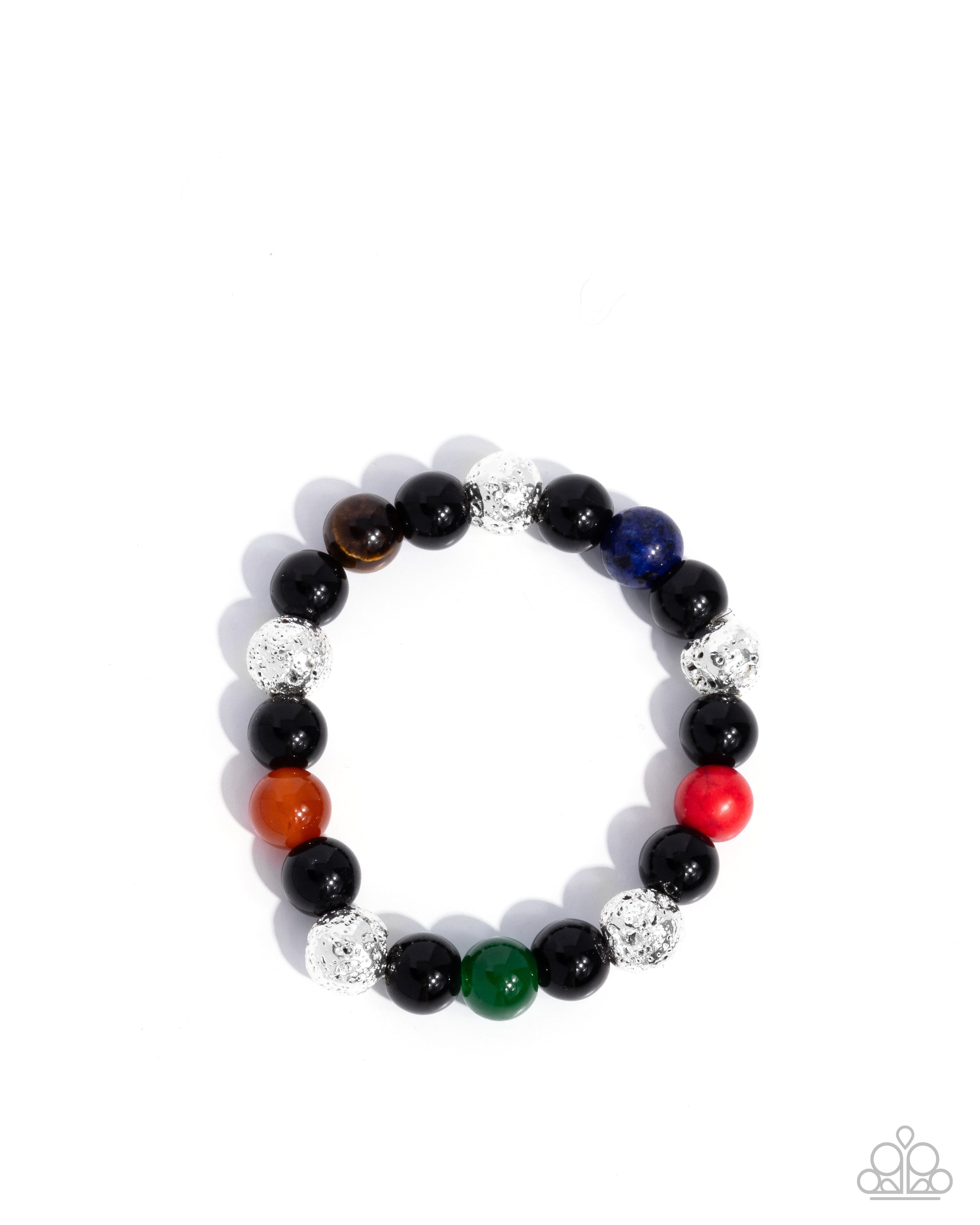 Hammered Hero (Men's multi-colored bracelet)