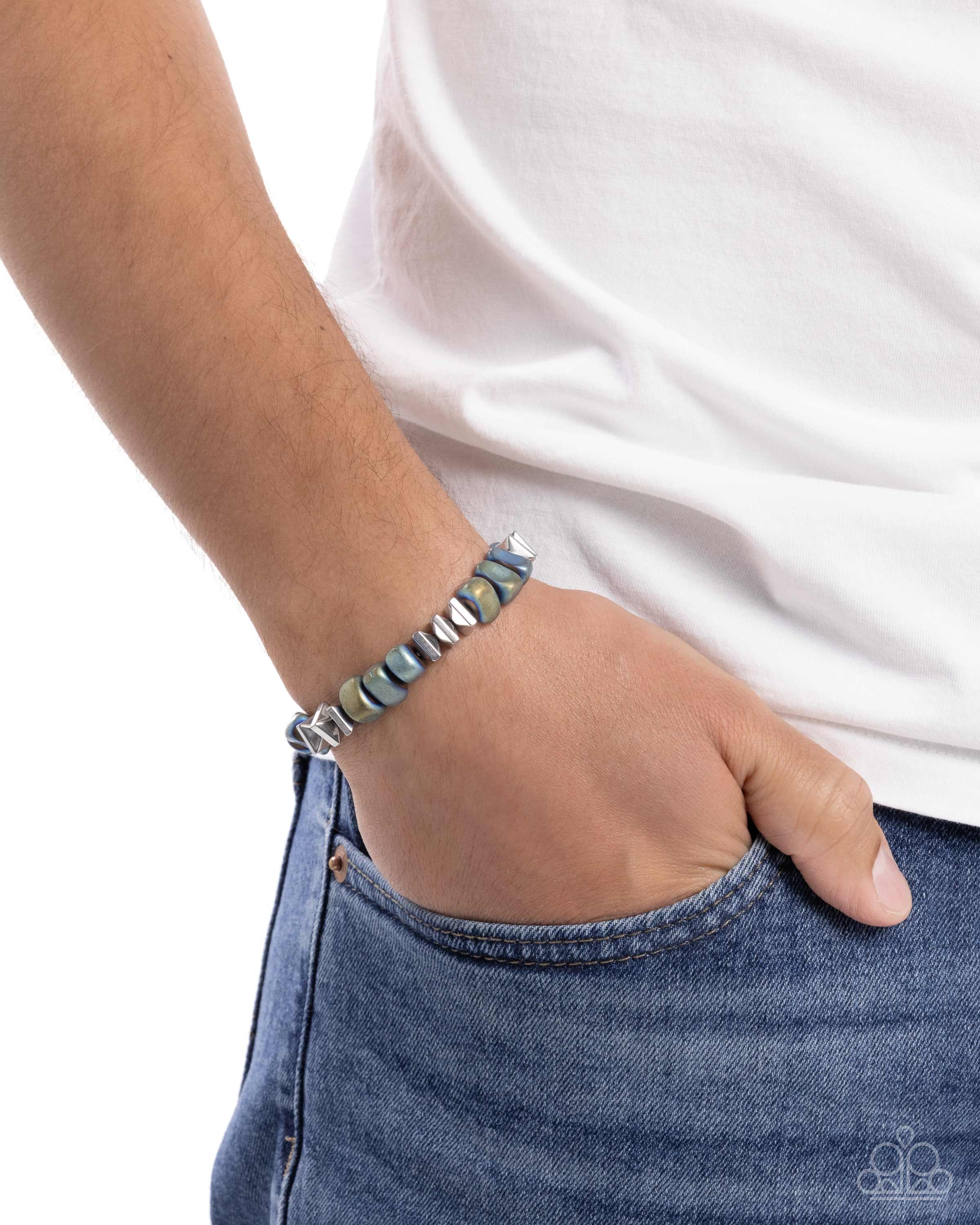 Part of the Plan (Men's blue bracelet)