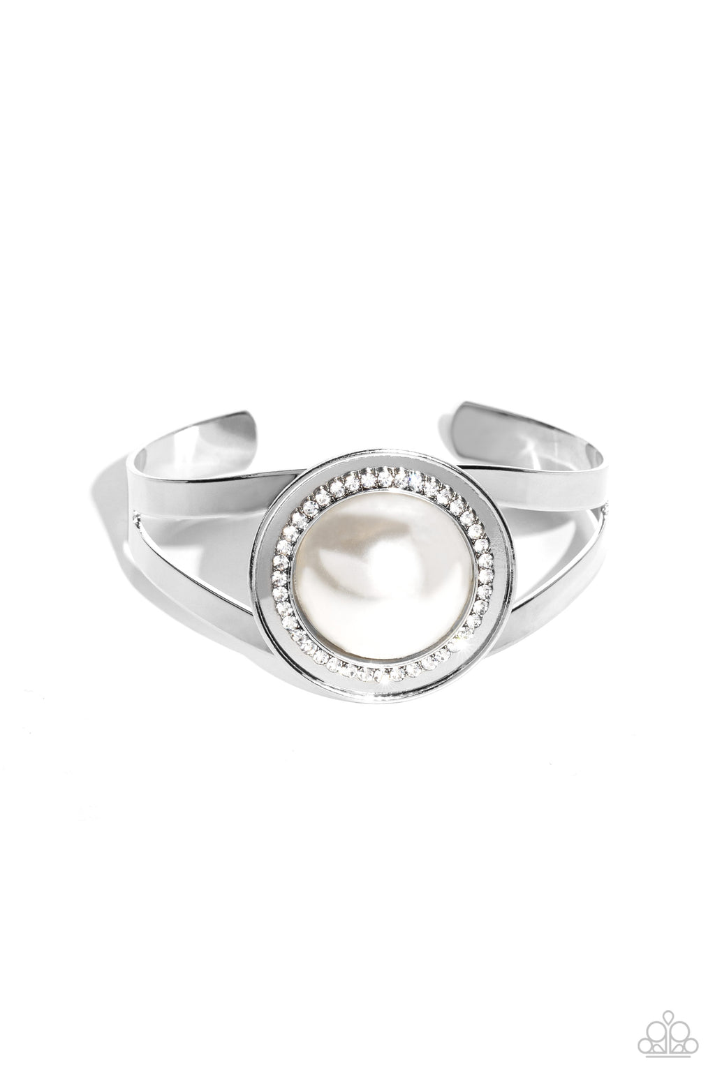 Put On The GLITZ (White bracelet)