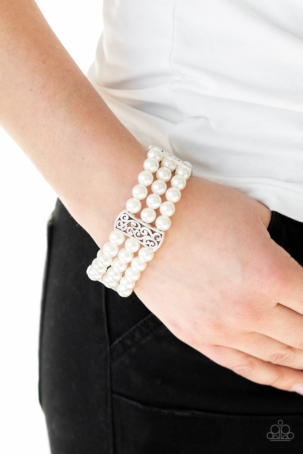 Ritzy Ritz (White bracelet)