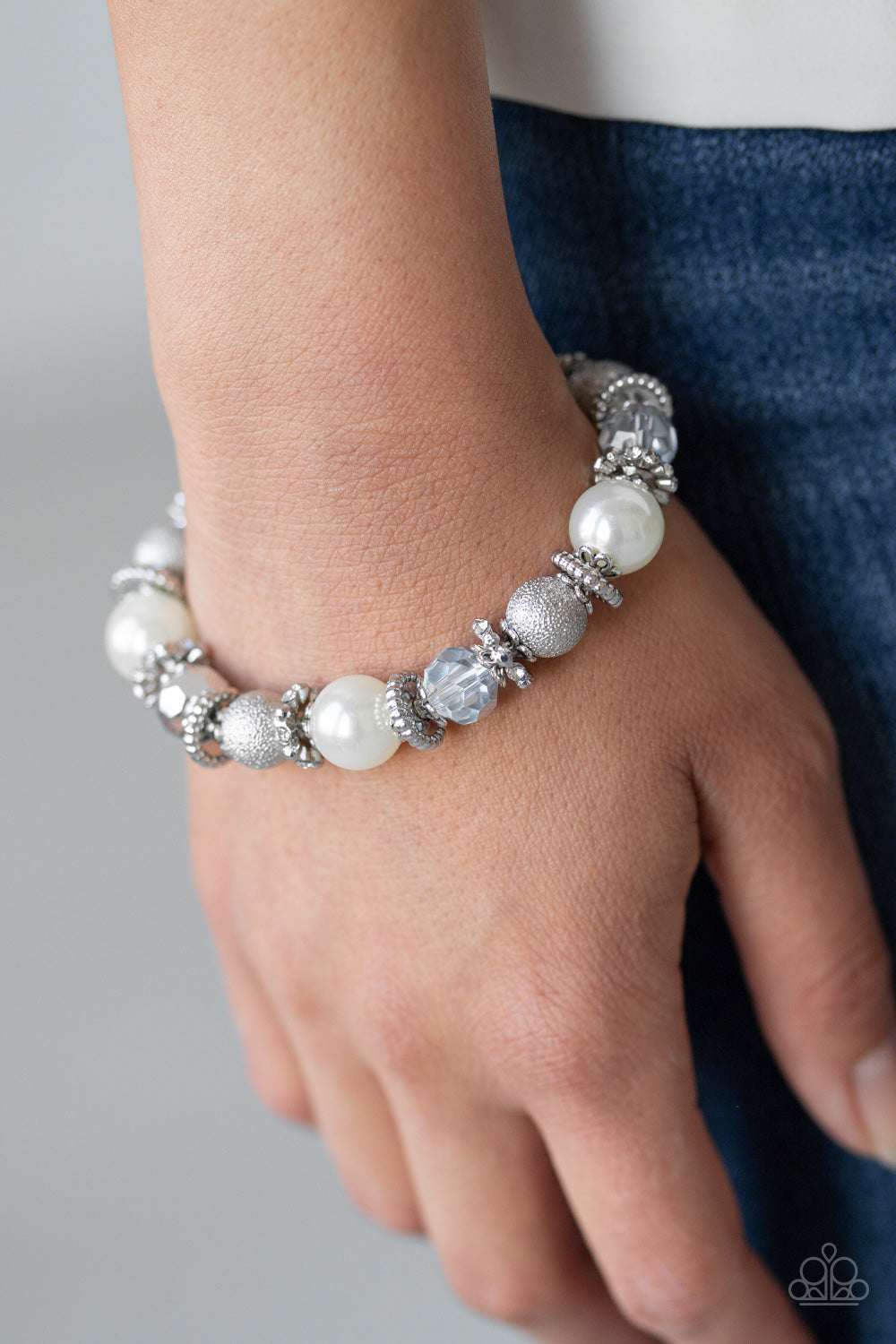 Sparking Conversation (White bracelet)