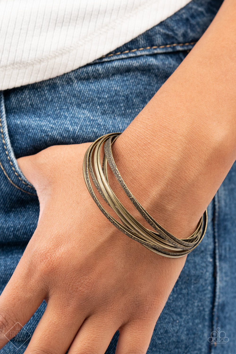 Suddenly Synced (brass bracelets)