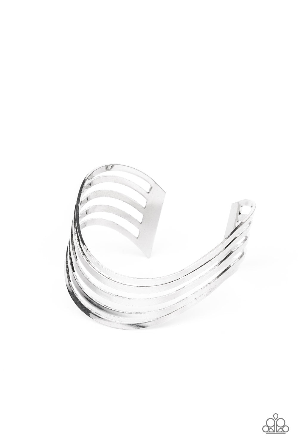 Tantalizingly Tiered (Silver bracelet)
