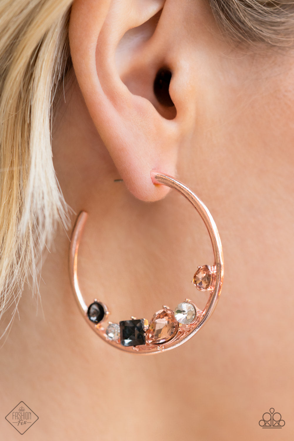 Attractive Allure (Rose Gold earrings)