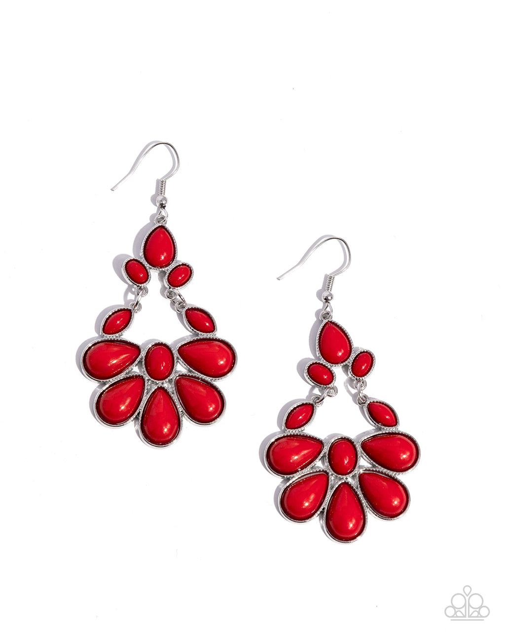 Colorfully Canopy (red earrings)