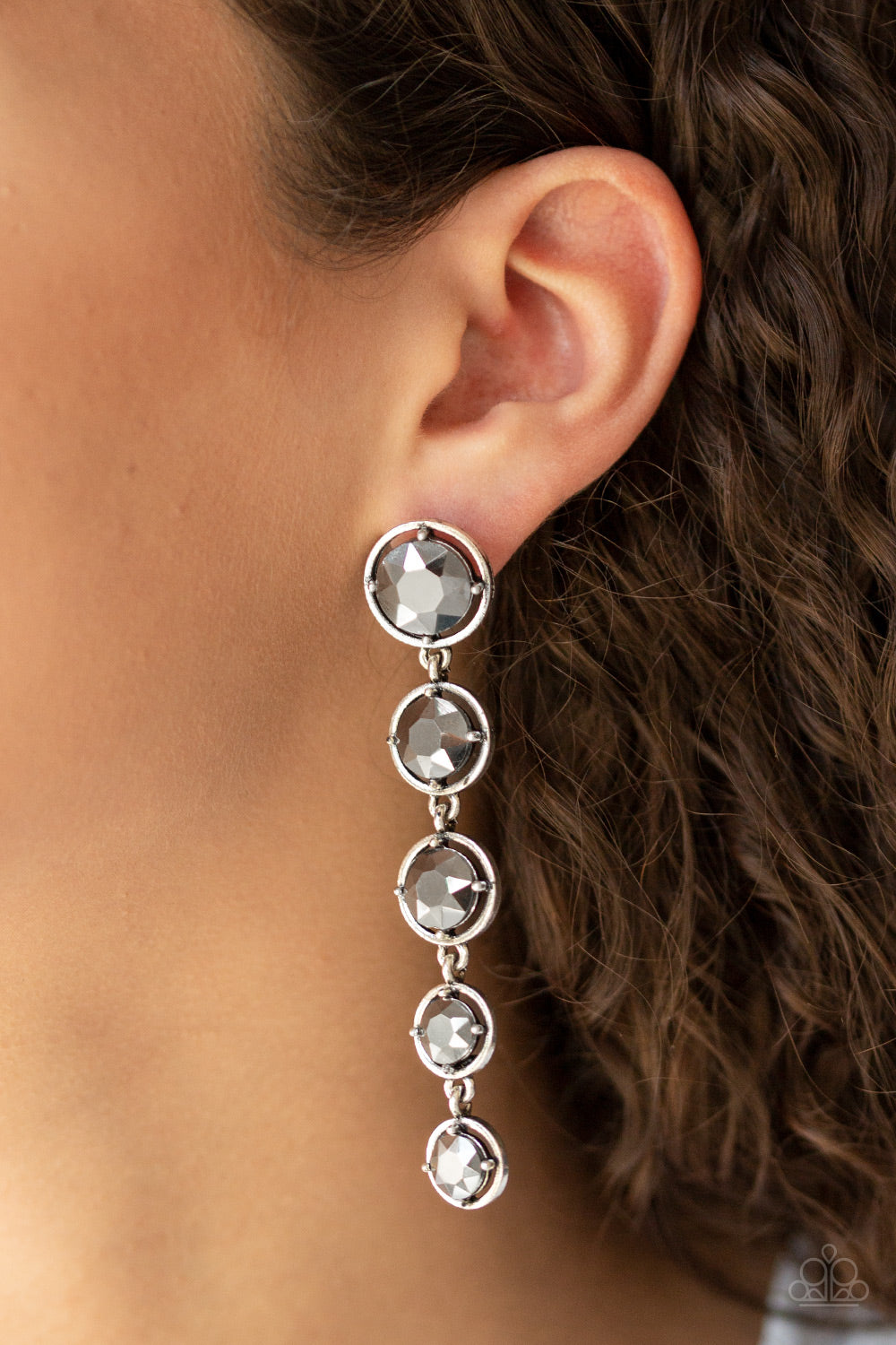 Drippin In Starlight (Silver earrings)