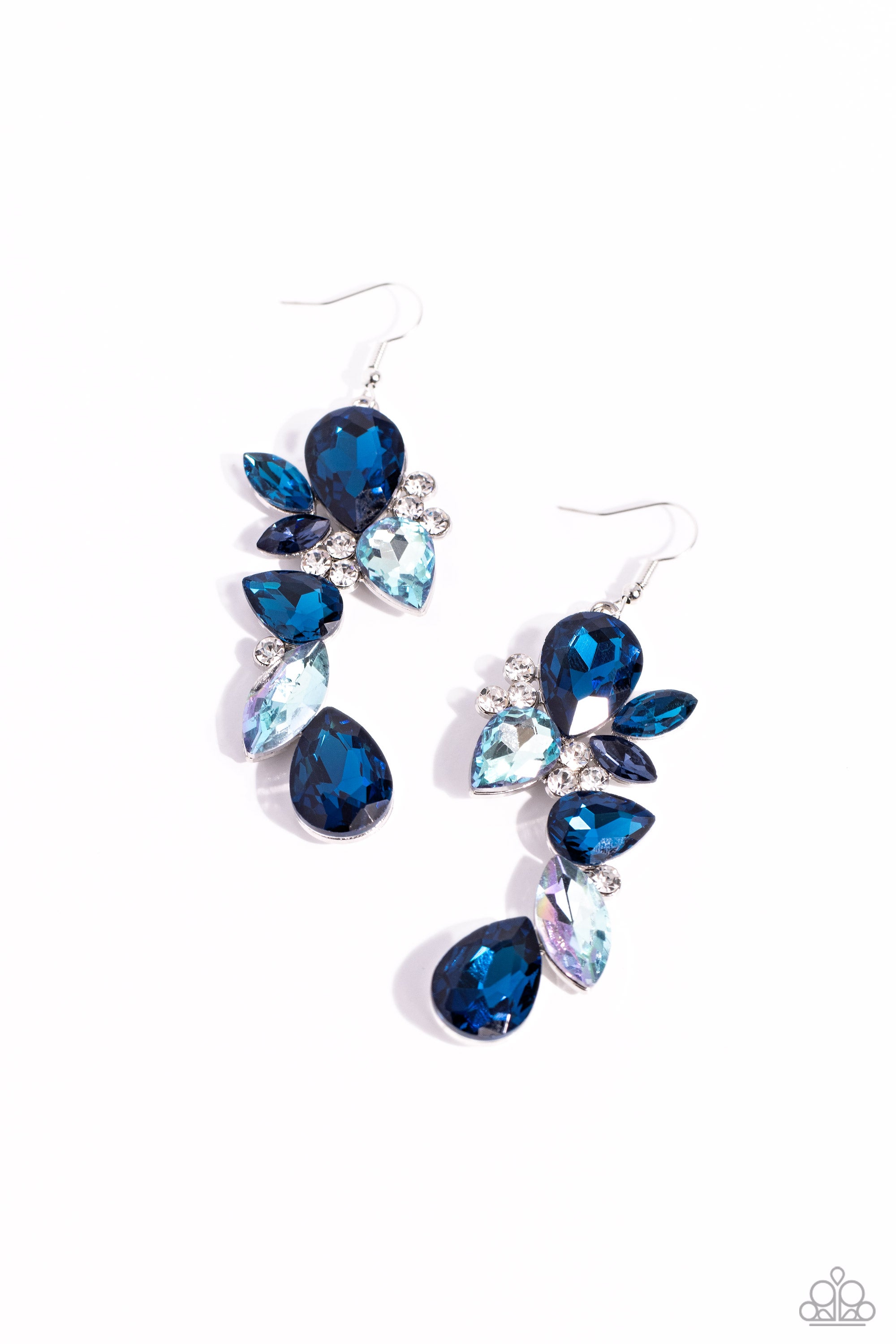 Fancy Flaunter (Blue earrings)