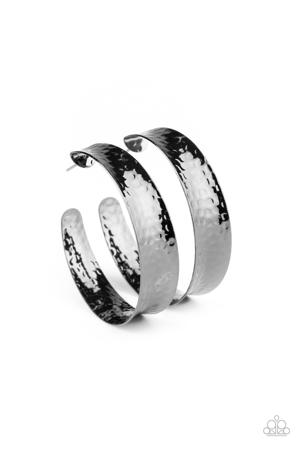Fearlessly Flared (black earrings)