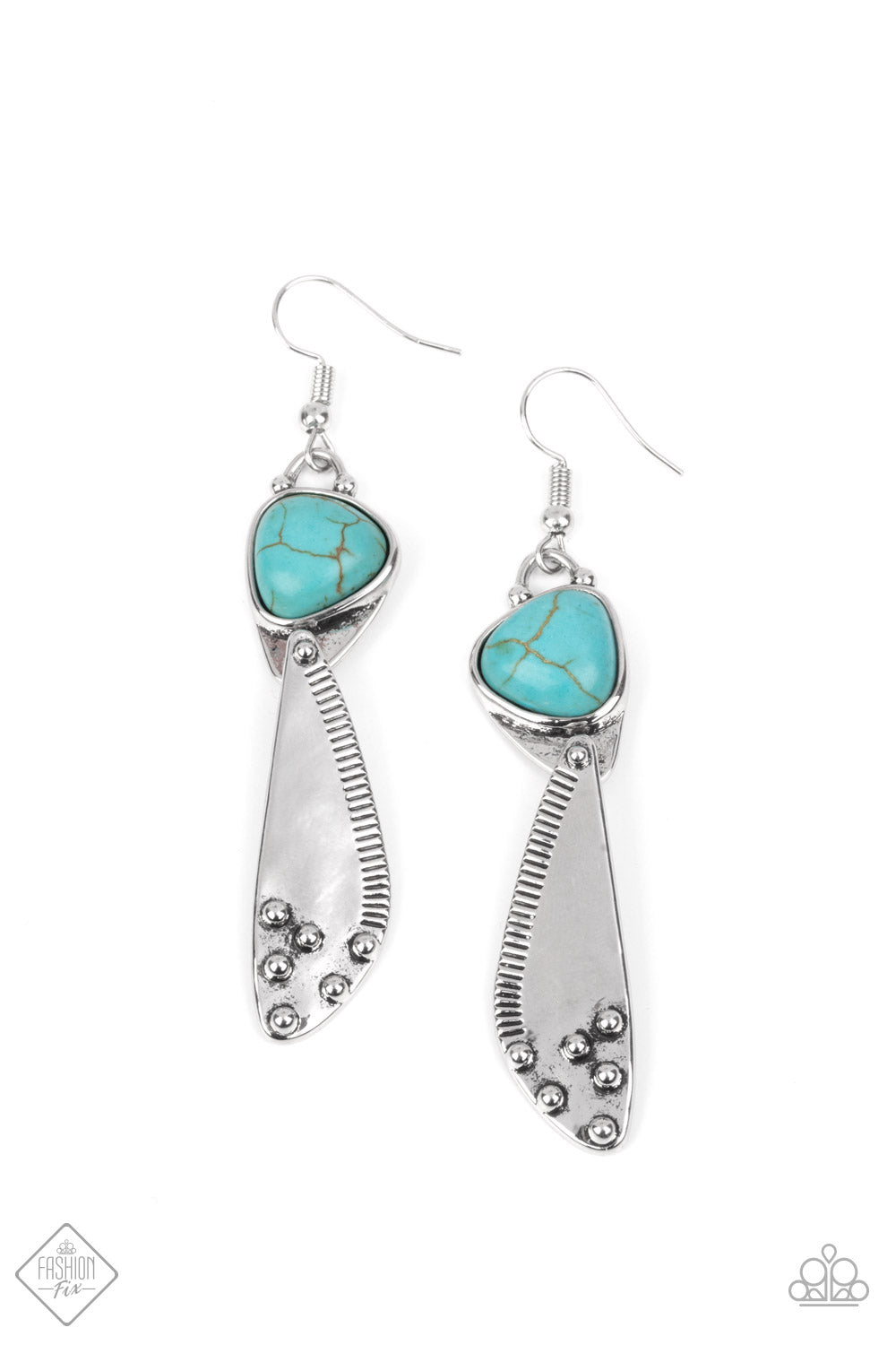 Going-Green Goddess (blue earrings)