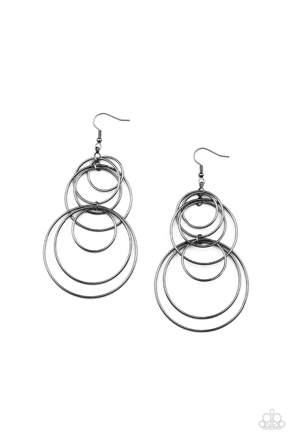 I Feel Dizzy (black earrings)