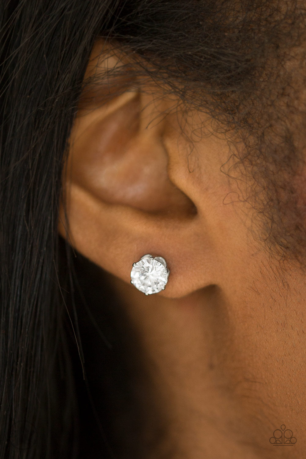 Just In Timeless (White earrings)