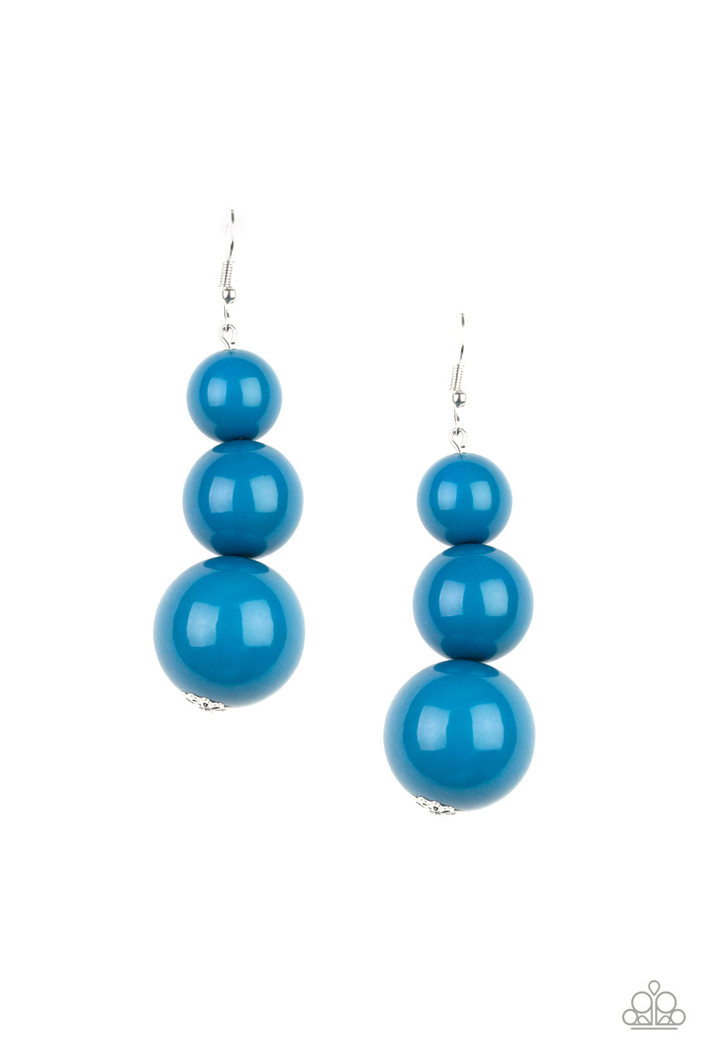 Material World (blue earrings)