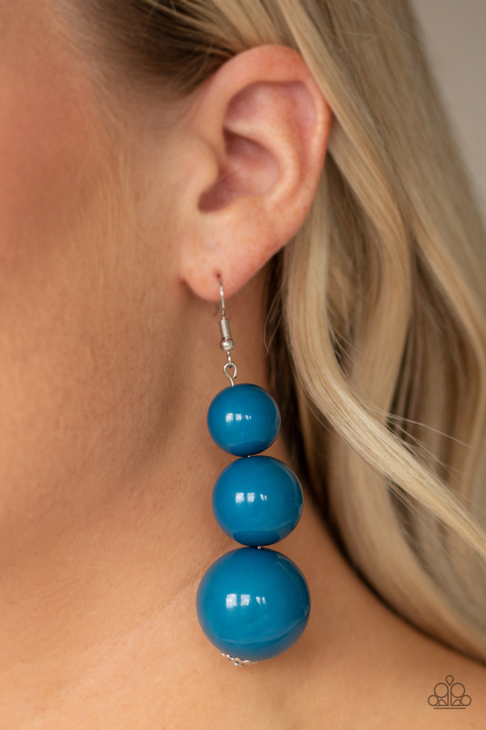 Material World (blue earrings)
