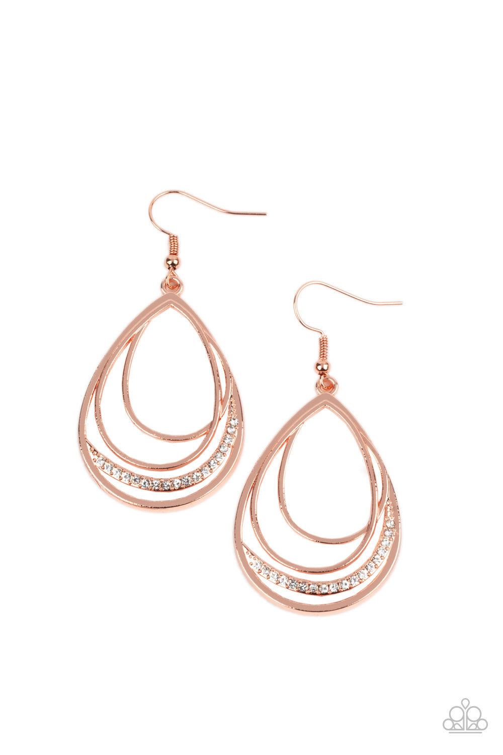 Outrageously Opulent (Copper earrings)