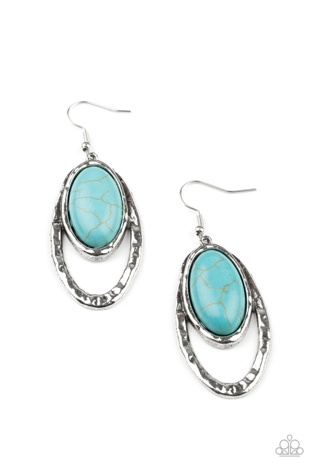 Pasture Paradise (blue earrings)