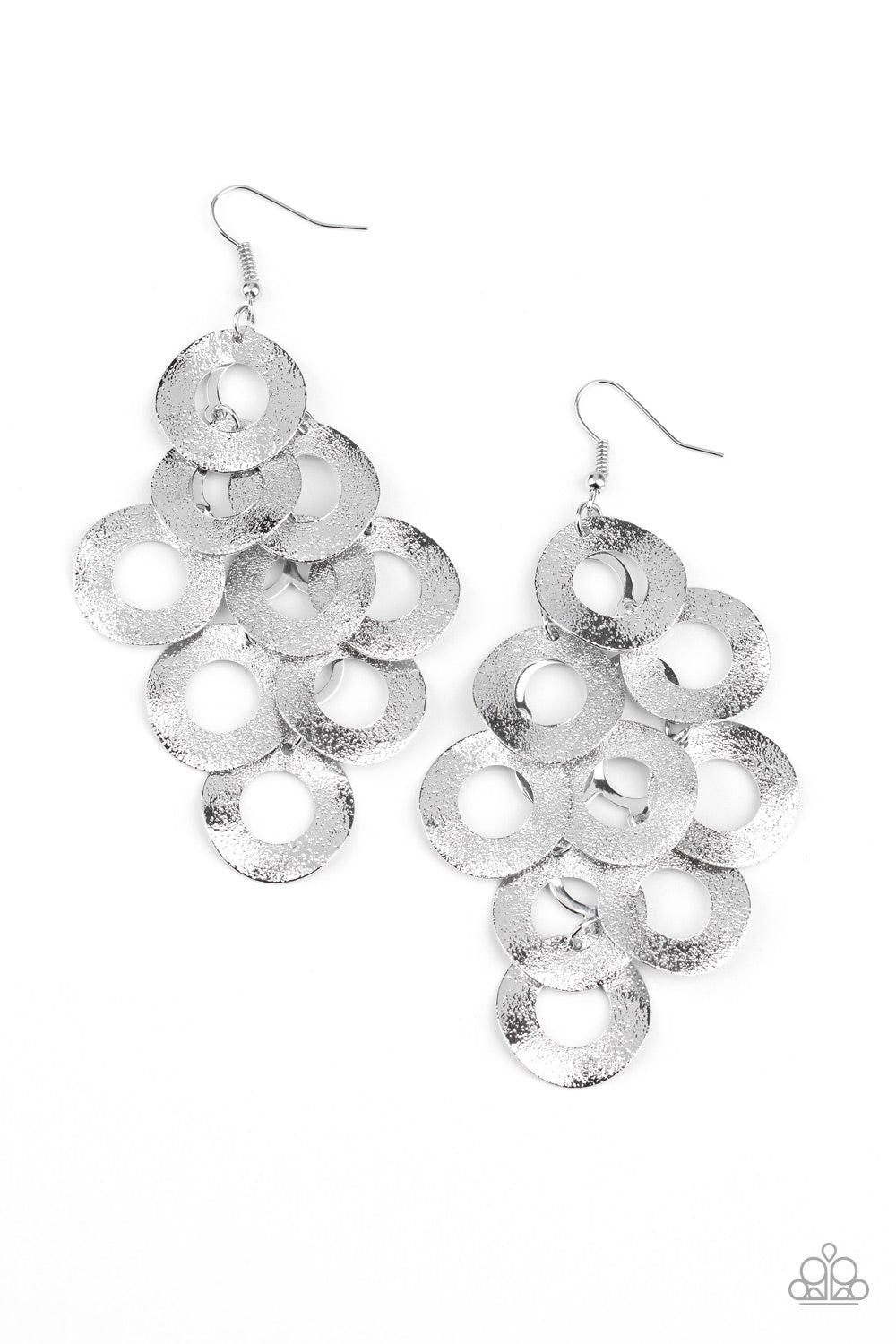 Scattered Shimmer (Silver earrings)