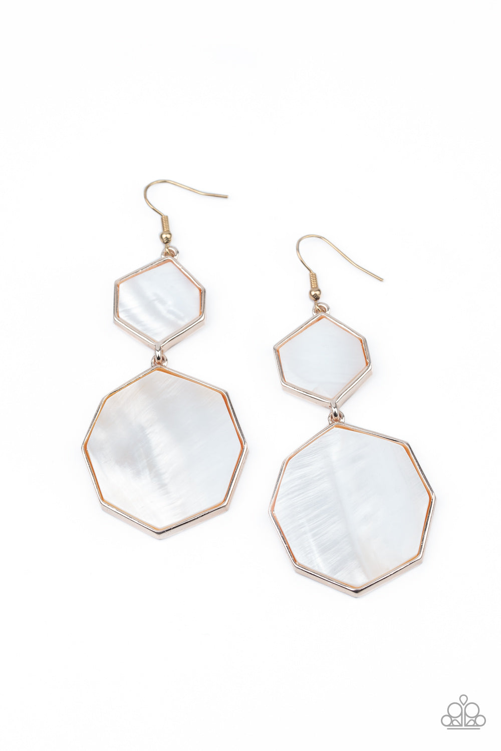 Vacation Glow (Rose Gold earrings)
