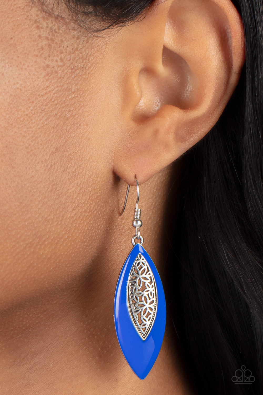 Venetian Vanity (blue earrings)