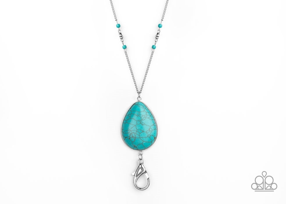 Desert Meadow (Blue lanyard)