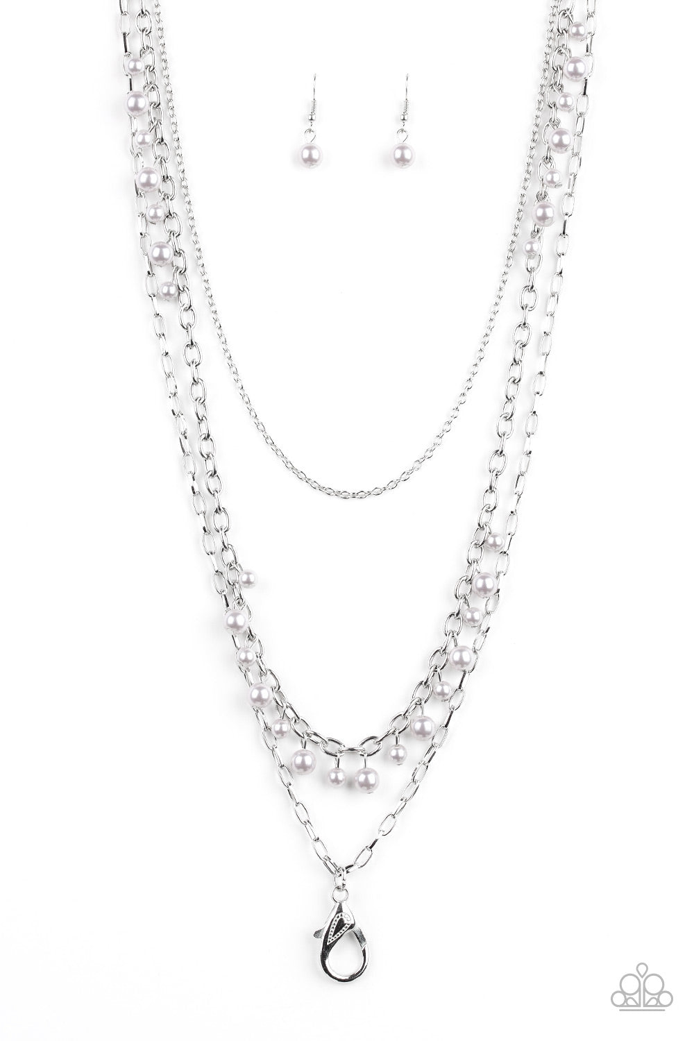 Pearl Pageant (Silver lanyard)