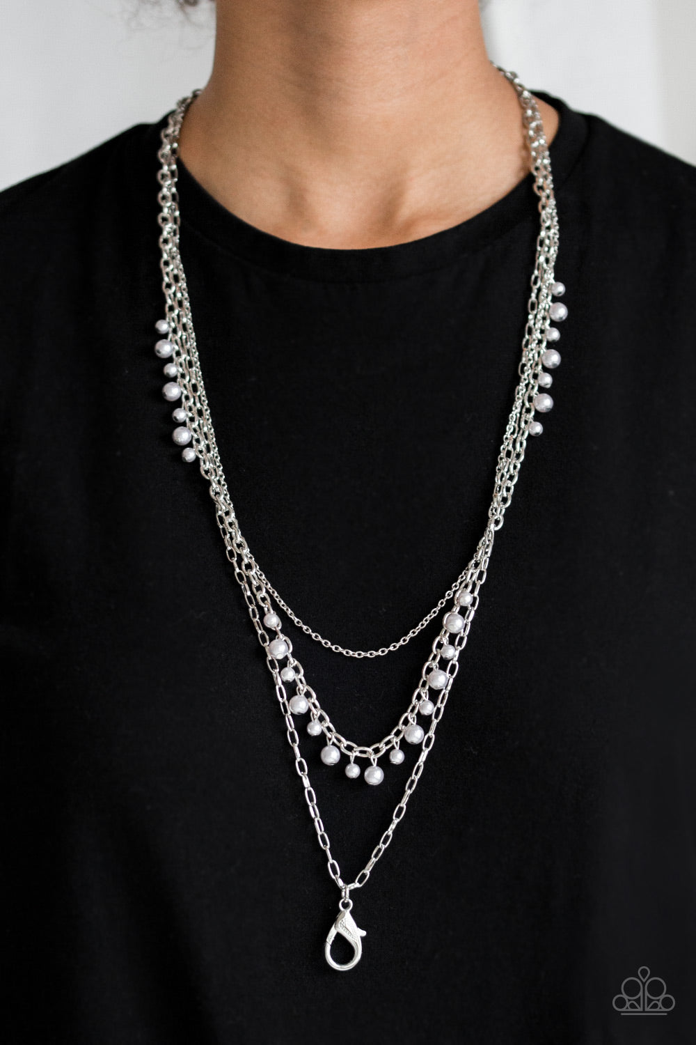 Pearl Pageant (Silver lanyard)