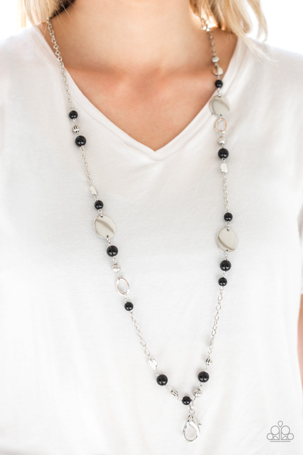 Serenely Springtime (Black lanyard)