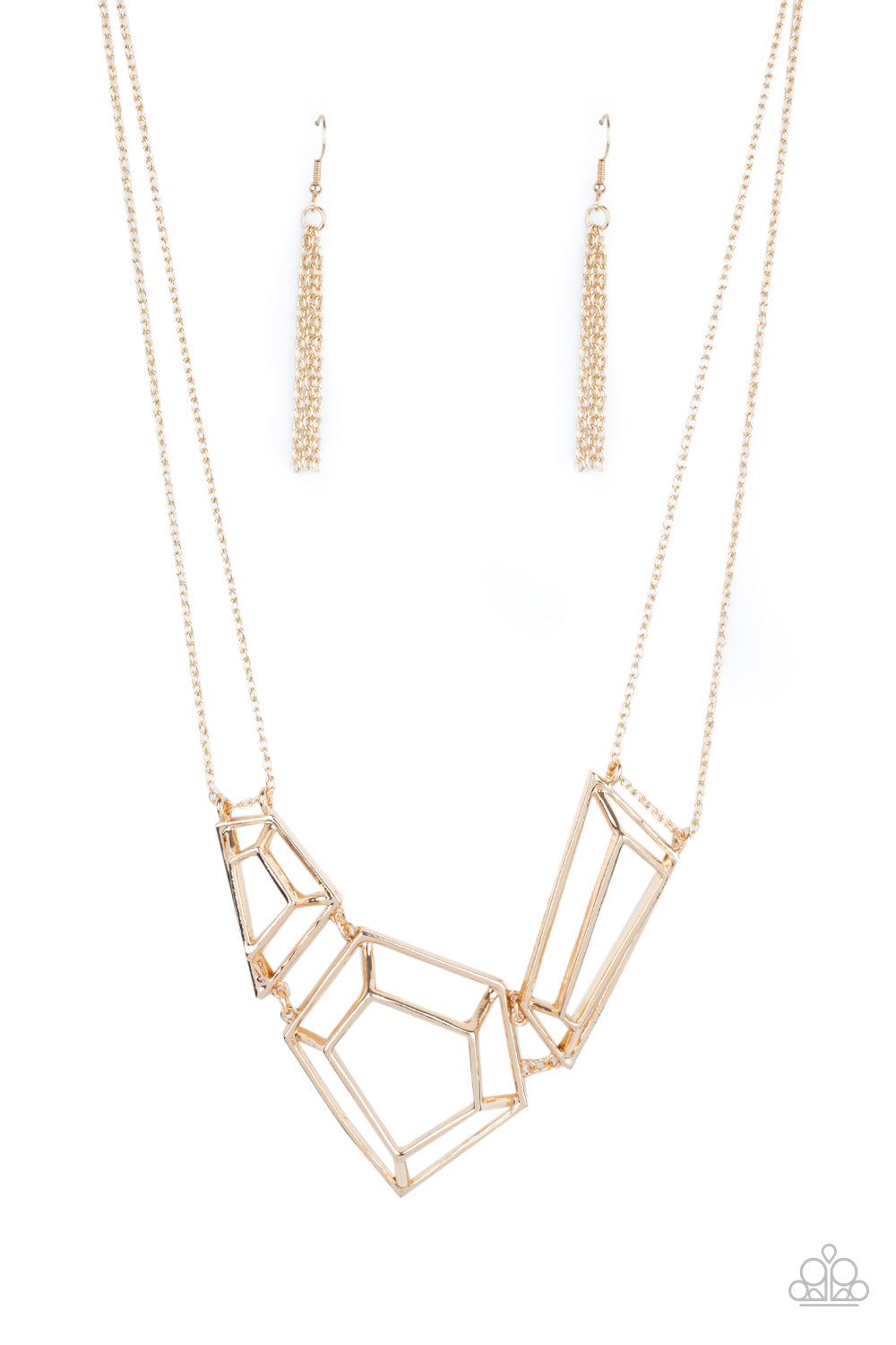 3-D Drama (Gold necklace)