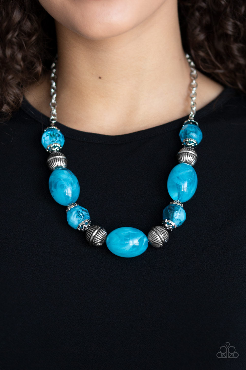 Ice Melt (blue necklace)