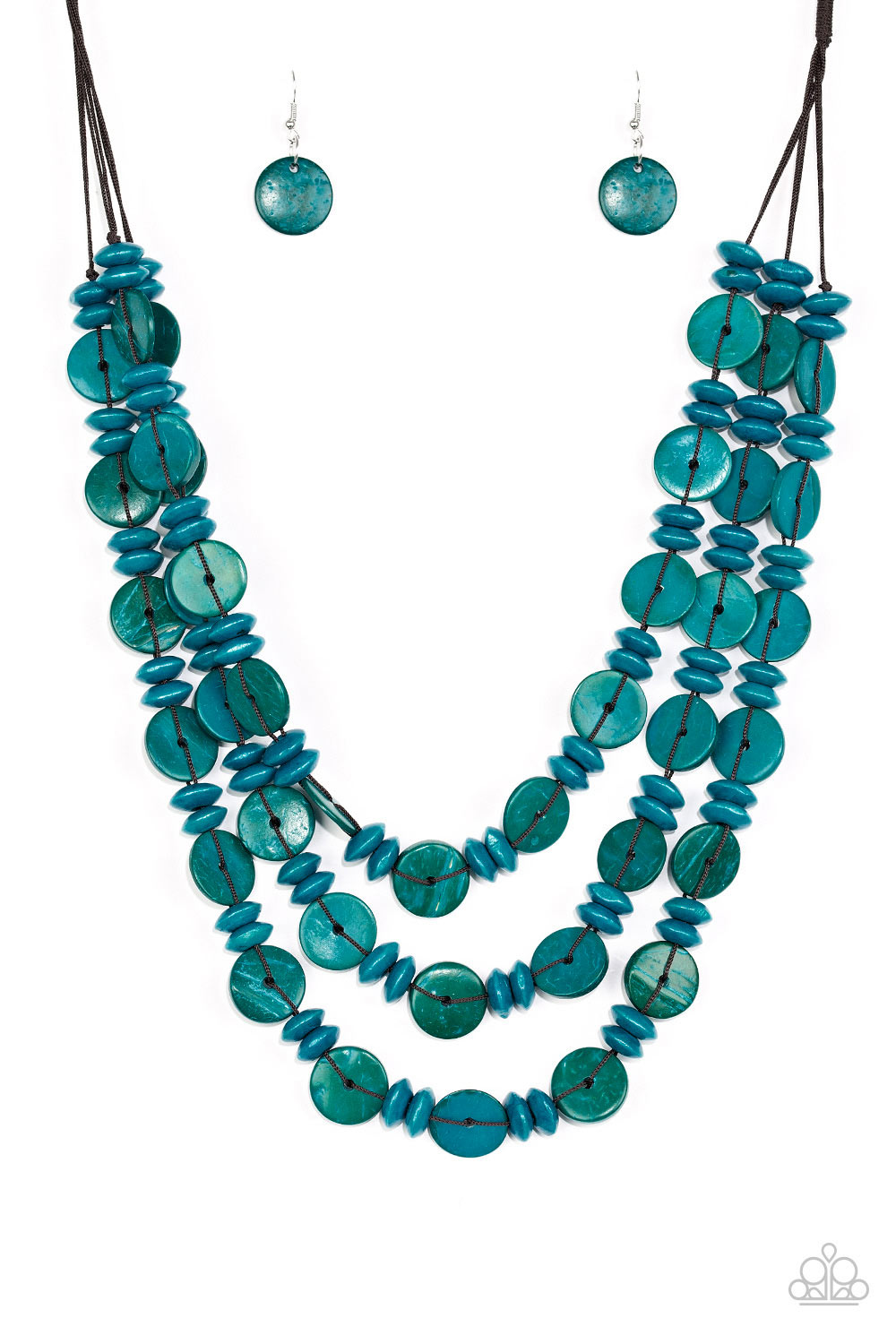 Barbados Bopper (blue necklace)