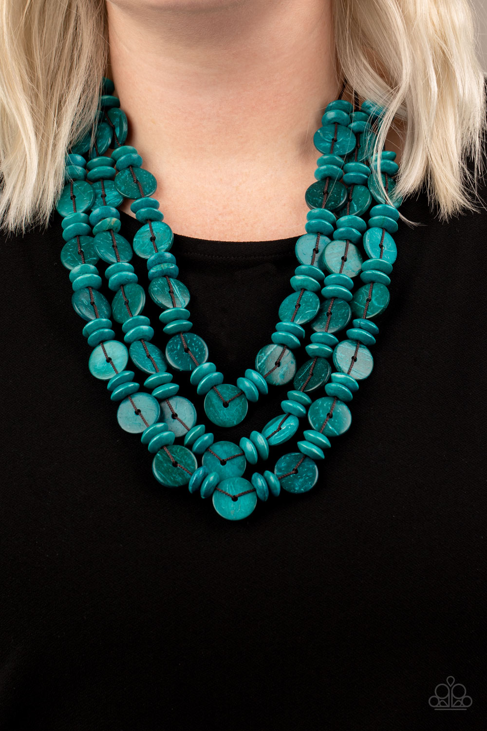 Barbados Bopper (blue necklace)