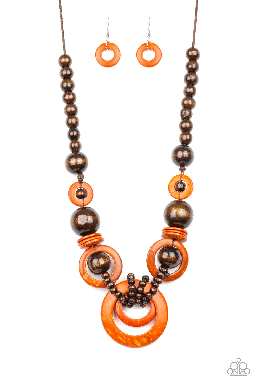 Boardwalk Party (Orange necklace)