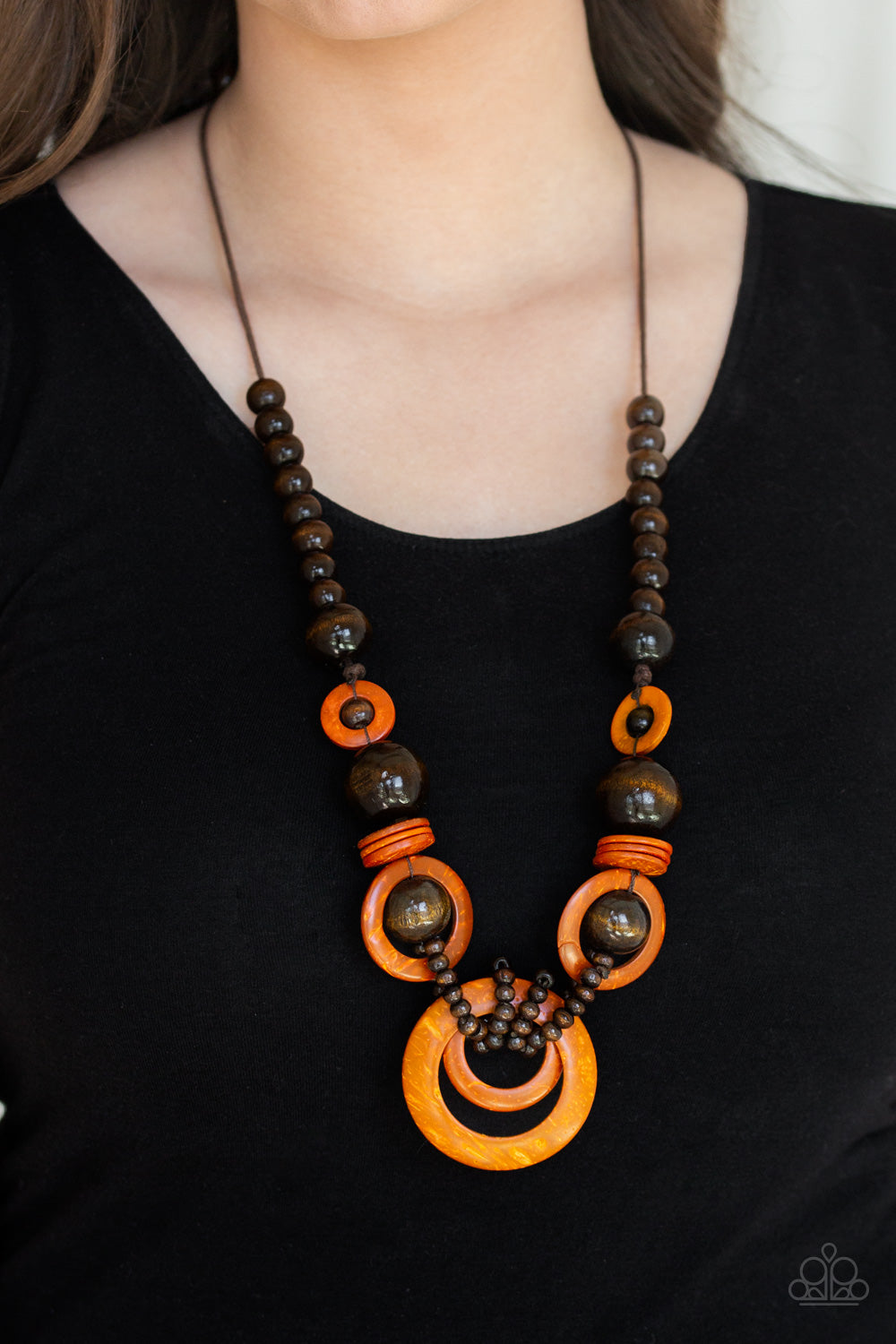 Boardwalk Party (Orange necklace)
