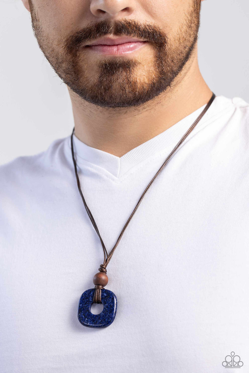 Canyon Crusade (Men's blue necklace)
