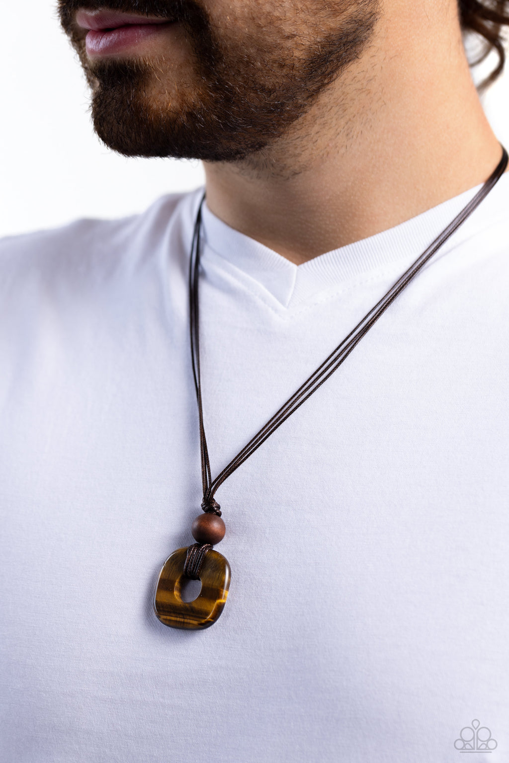 Canyon Crusade (Men's brown necklace)