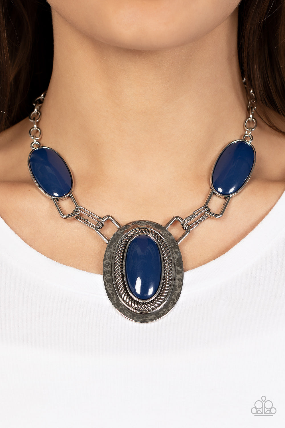 Count to TENACIOUS (blue necklace)
