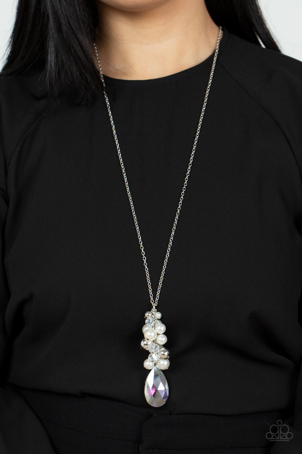 Drip Drop Dazzle (White necklace)