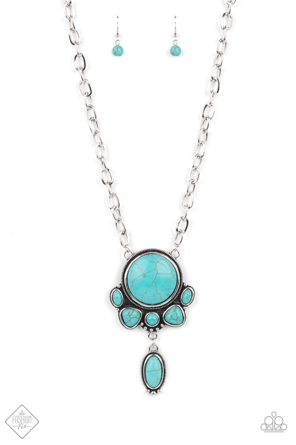 Geographically Gorgeous (blue necklace)