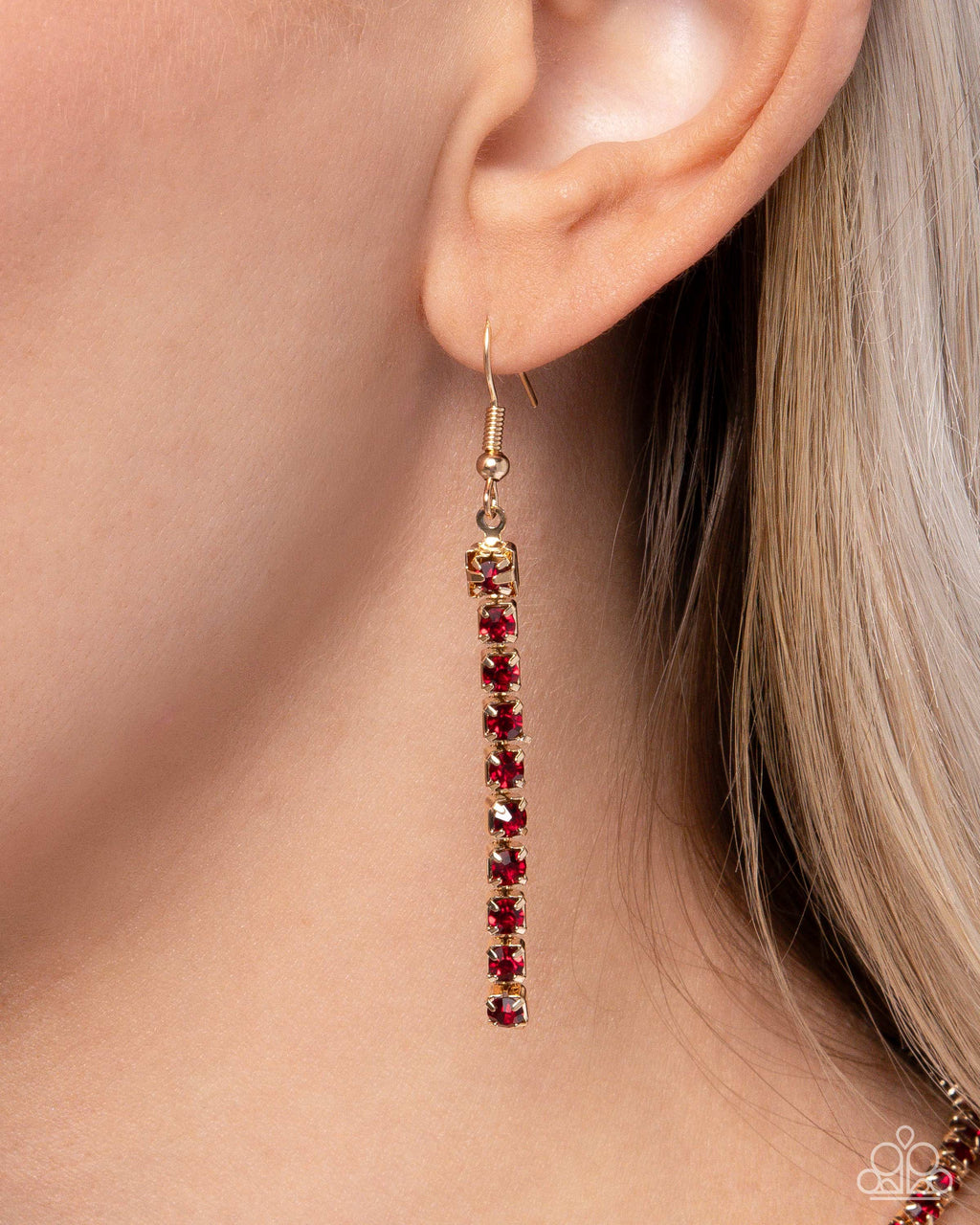 Glittery Getaway (red necklace)