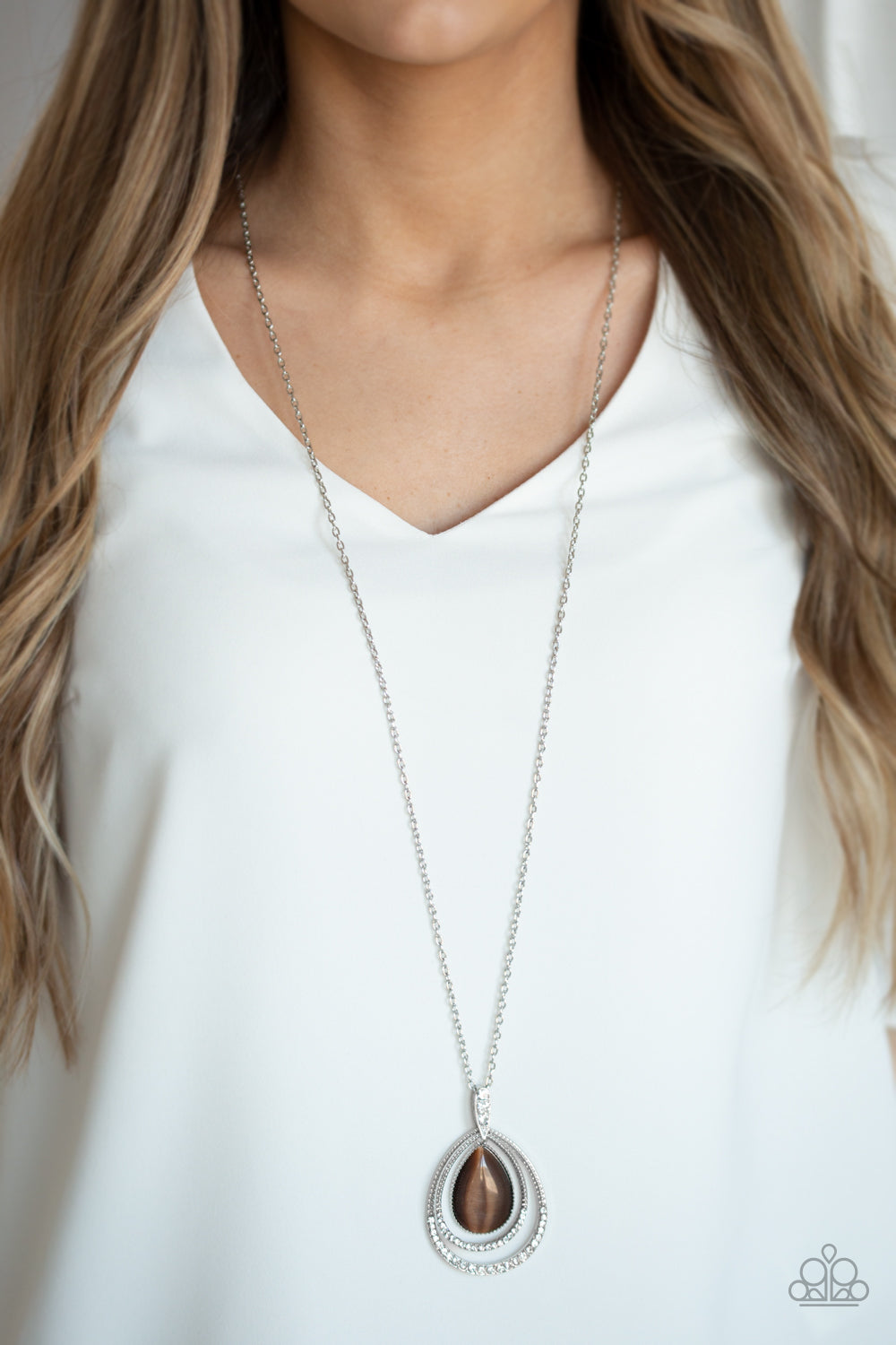 Glow and Tell (brown necklace)