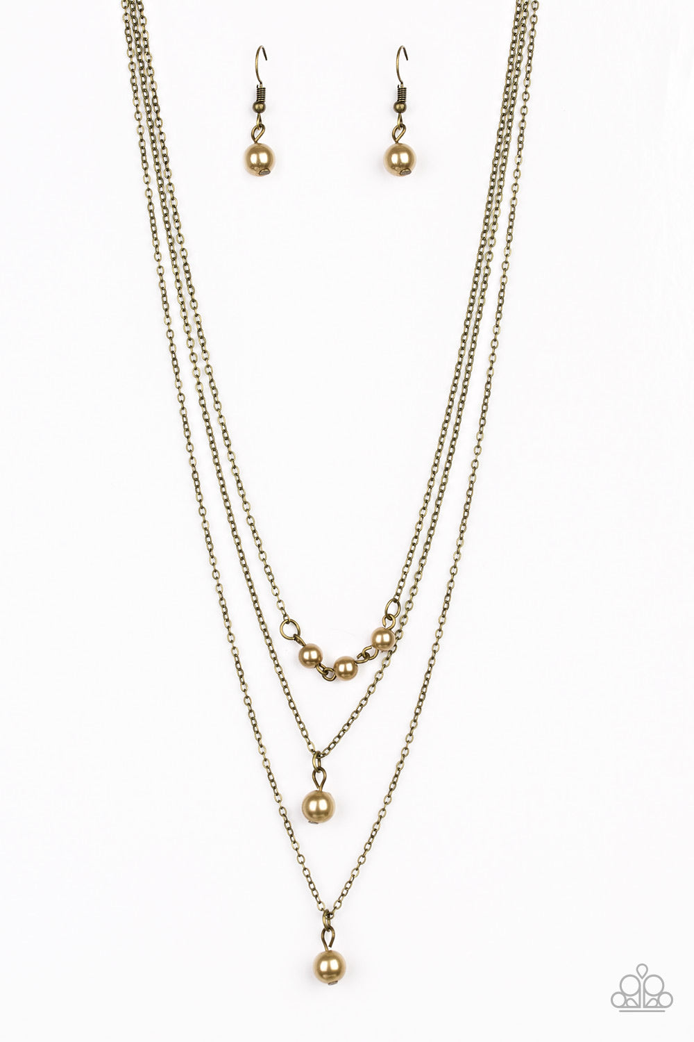 High Heels and Hustle (brass necklace)