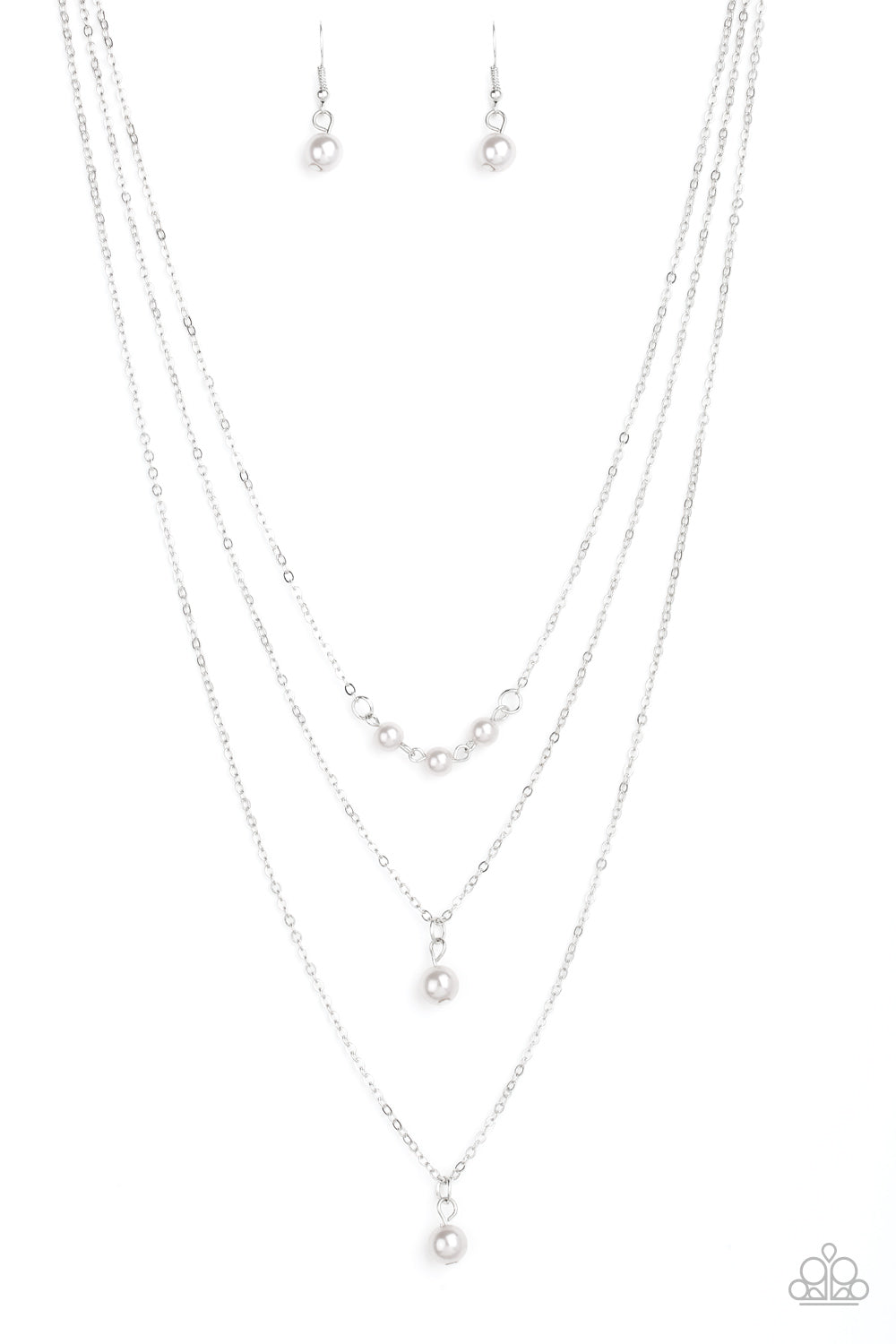 High Heels and Hustle (Silver necklace)