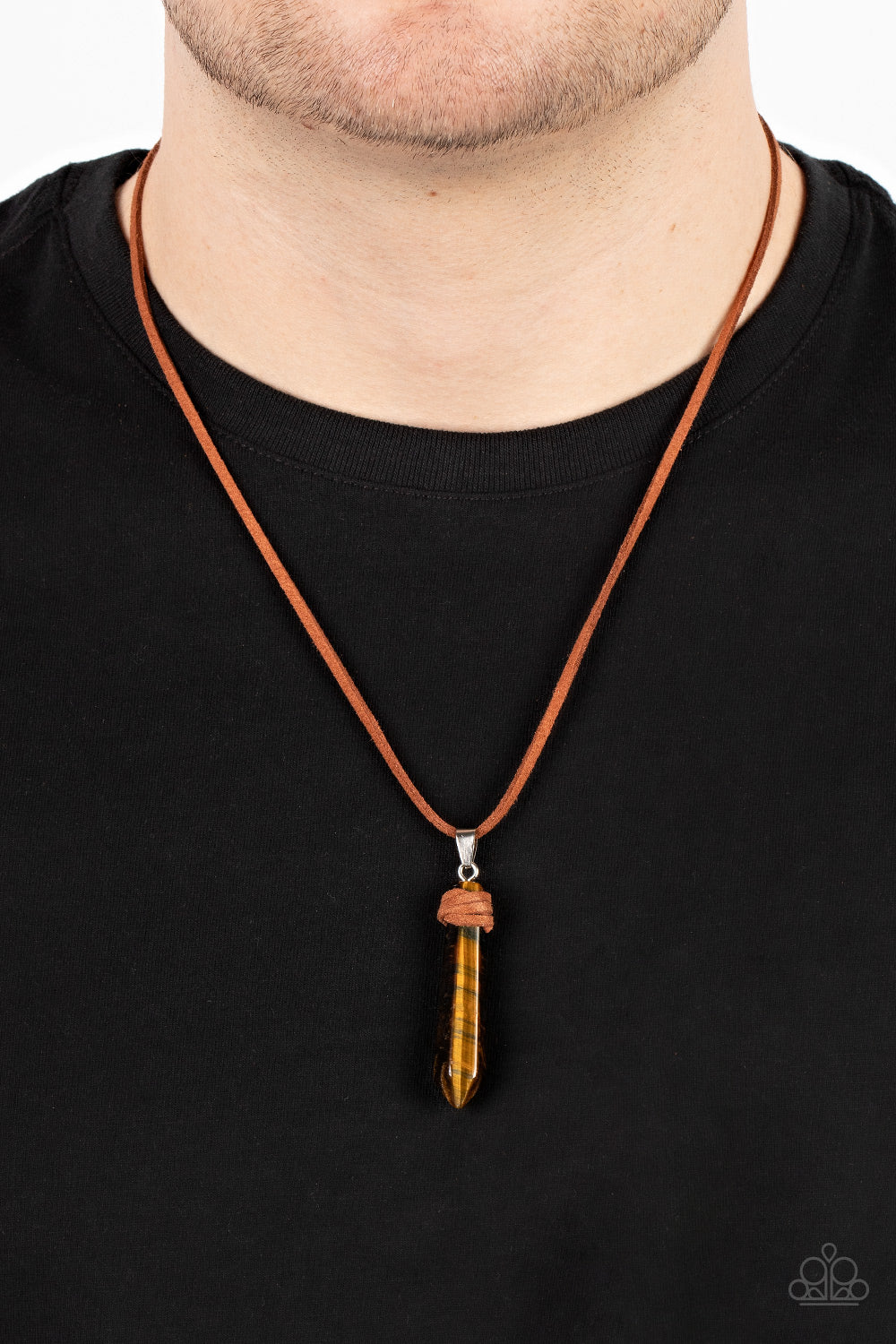 Holistic Harmony (Men's brown necklace)