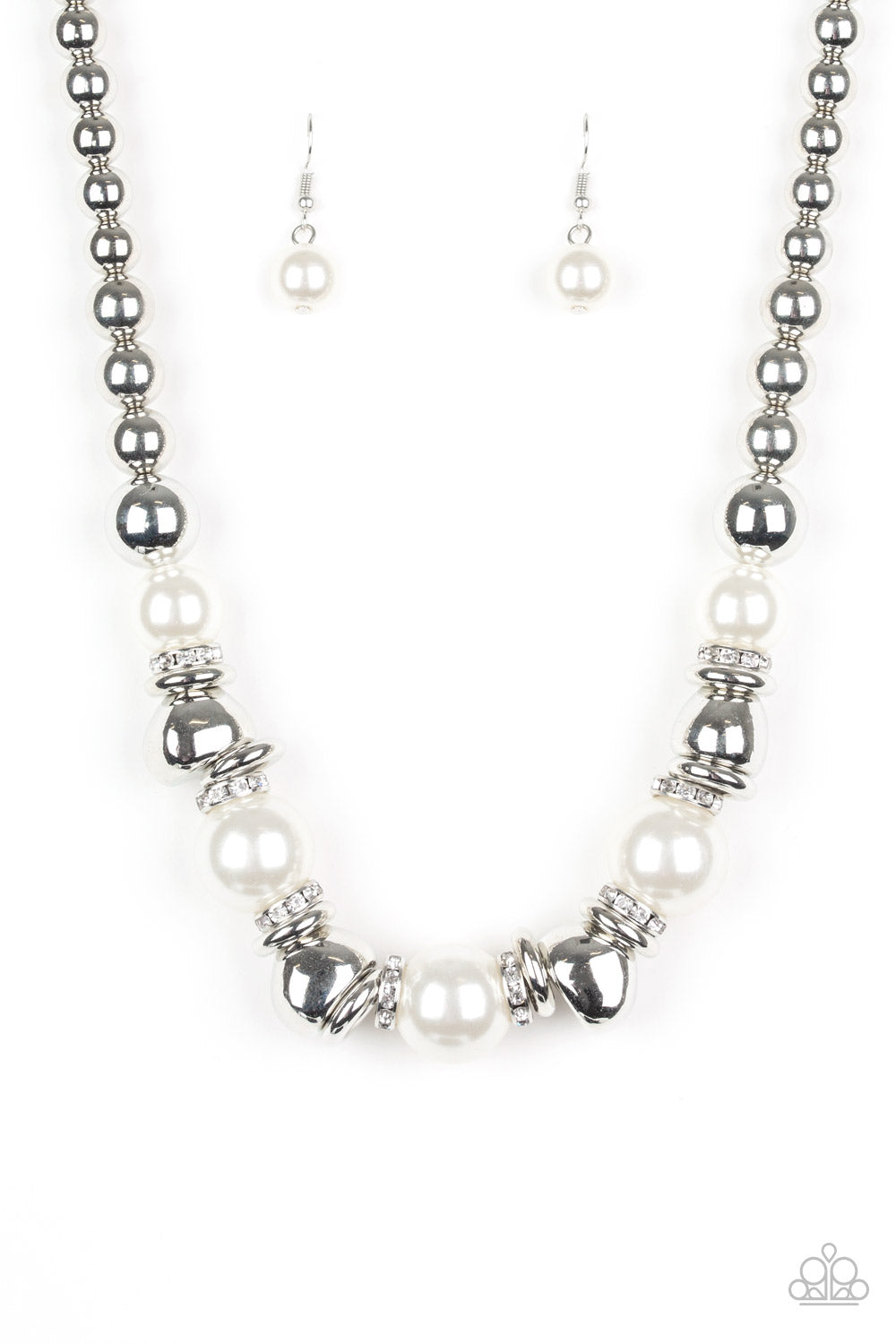 Hollywood HAUTE Spot (White necklace)