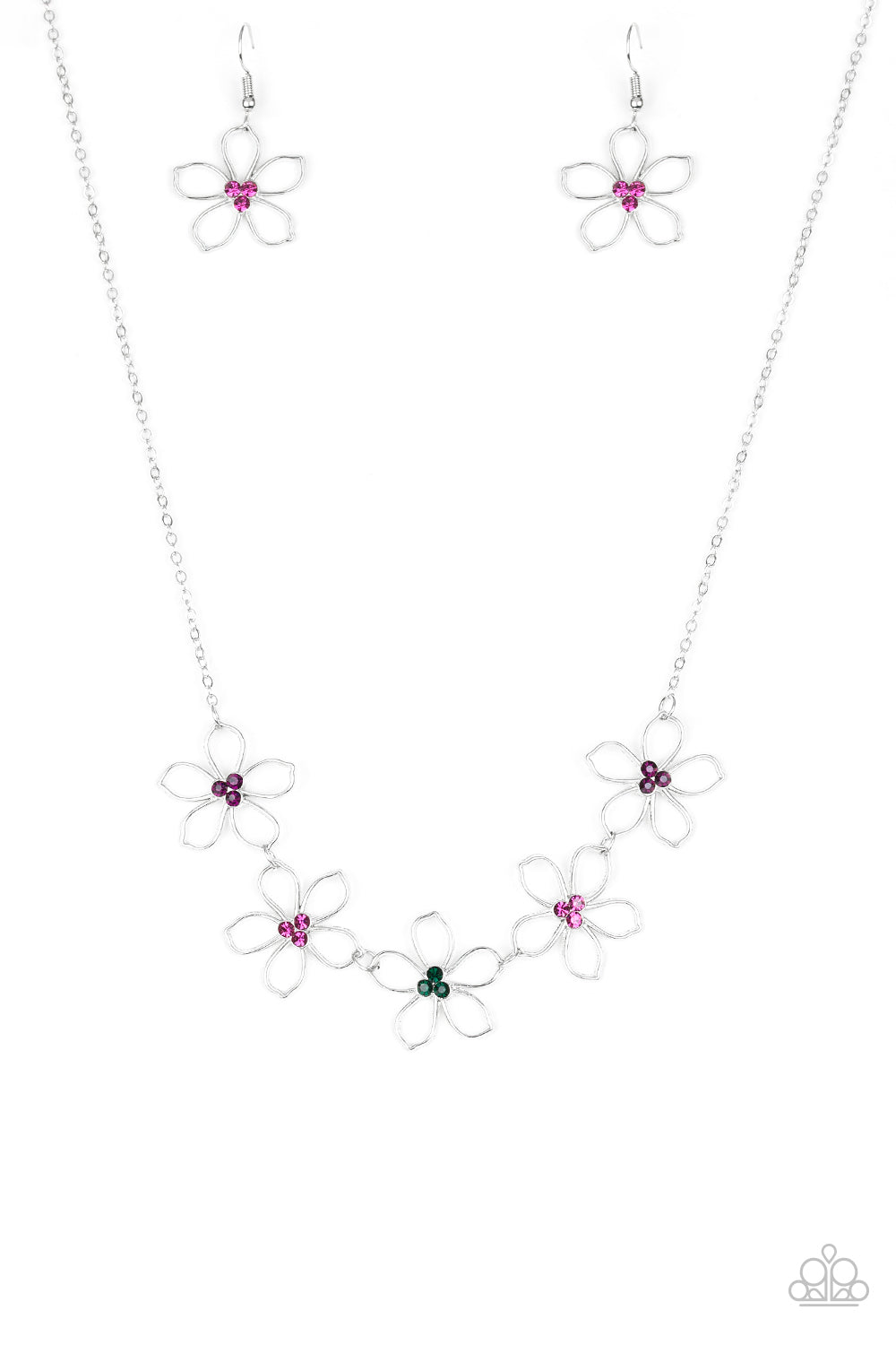 Hoppin Hibiscus (Multi-colored necklace)