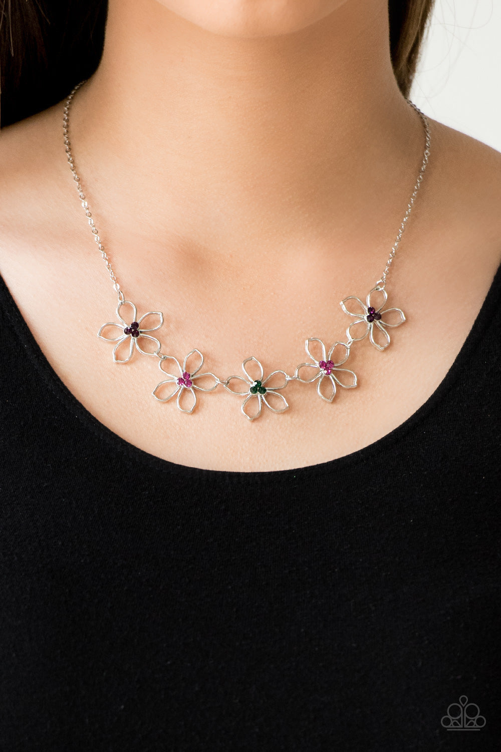 Hoppin Hibiscus (Multi-colored necklace)