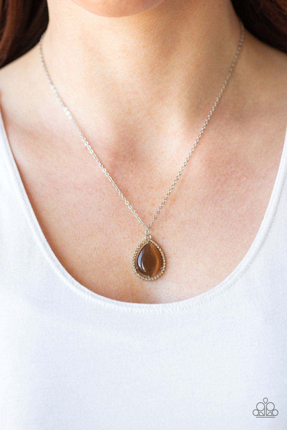 In Glow Spirits (brown necklace)
